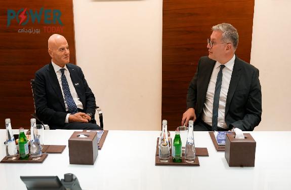 وزير البترول يبحث مع رئيس شركة اينى الايطاليه تسريع برنامج البحث والاستكشاف